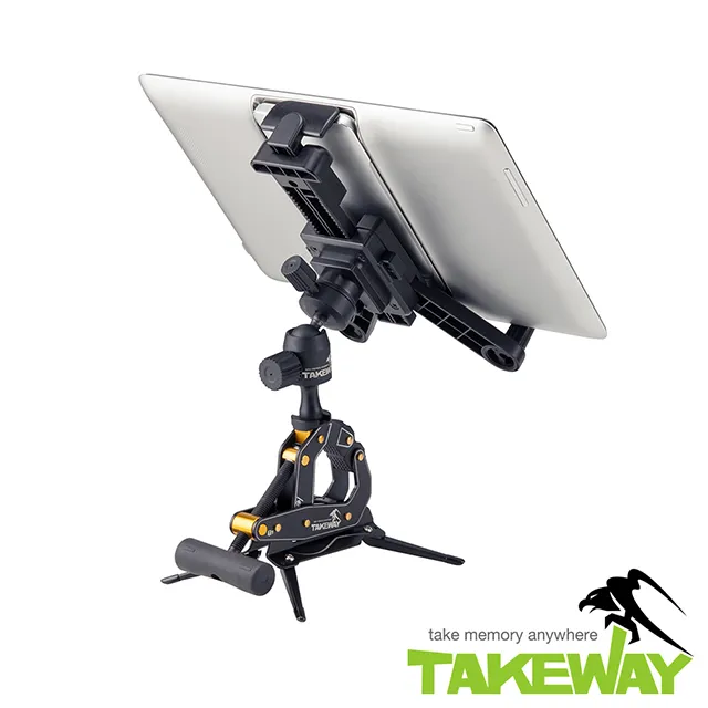 Takeway平板電腦座T-TH01平板電腦架平板電腦夾平板支架照相平板架平板座平板夾ipad surface tab4 歷史價格詳細信息