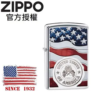 ZIPPO  AMERICANA DESIGN 美國火焰旗幟防風打火機 歷史價格詳細信息