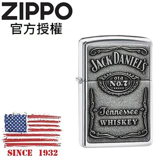 ZIPPO Jack Daniel's傑克丹尼聯名款-雕刻標章防風打火機 美國設計 官方正版 現貨 送禮  49833 歷史價格詳細信息