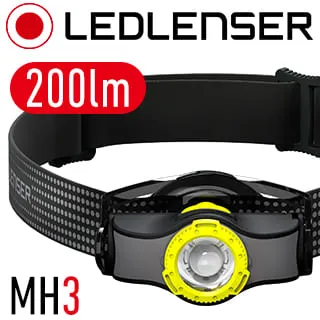 LED LENSER MH3 專業伸縮調焦頭燈 200流明 502150 藍 歷史價格詳細信息