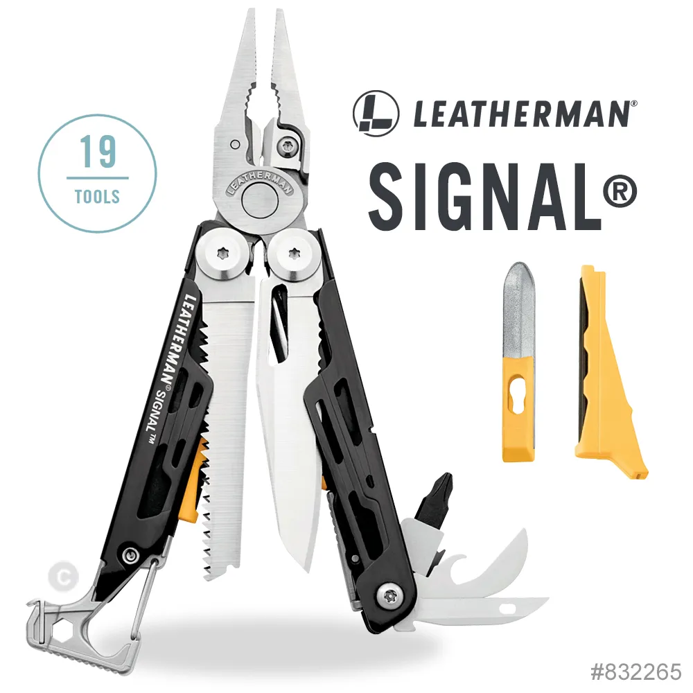 Leatherman SIGNAL 工具鉗-黑銀款 #832625(黑尼龍套) 歷史價格詳細信息