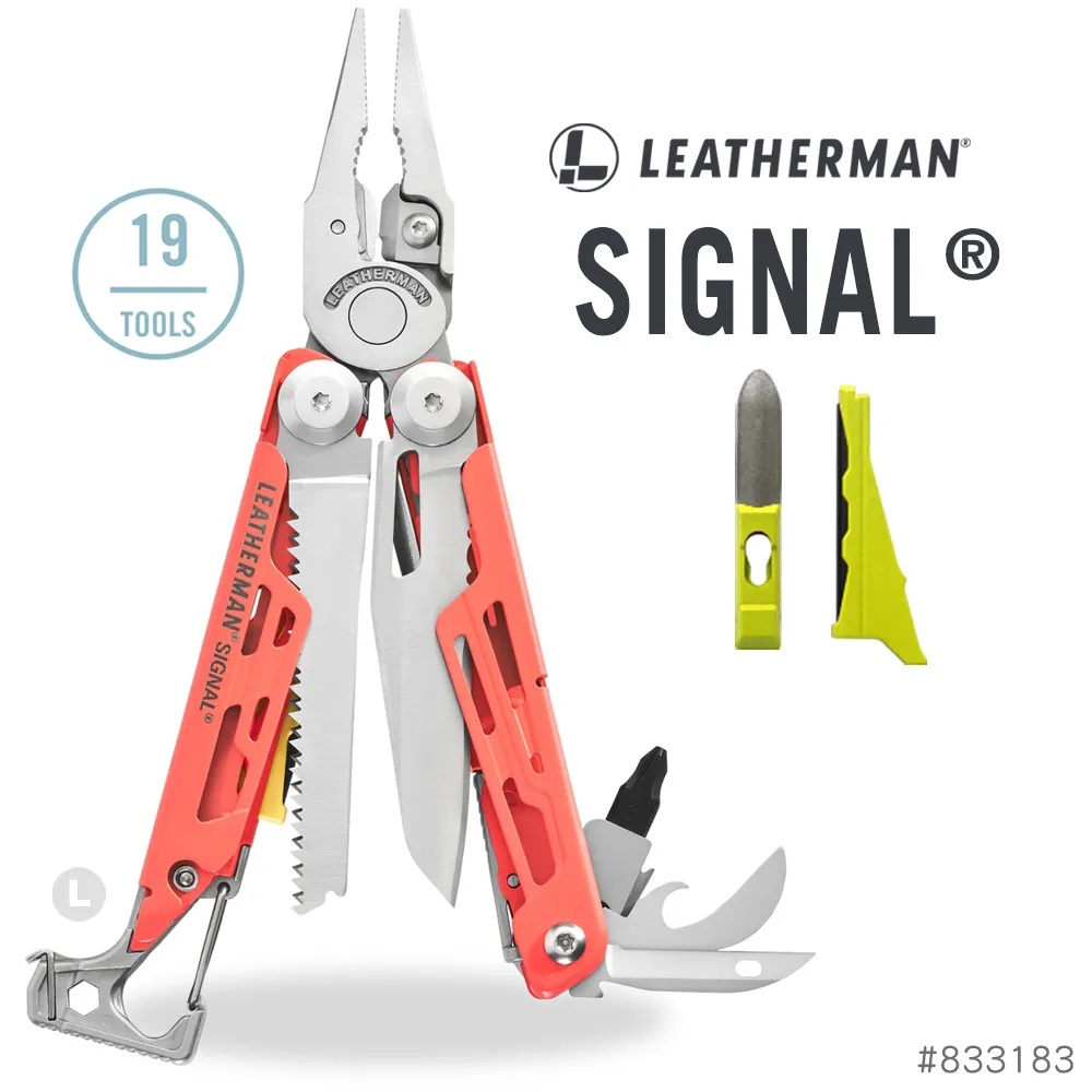 Leatherman SIGNAL 工具鉗-黑銀款 #832625(黑尼龍套) 歷史價格詳細信息