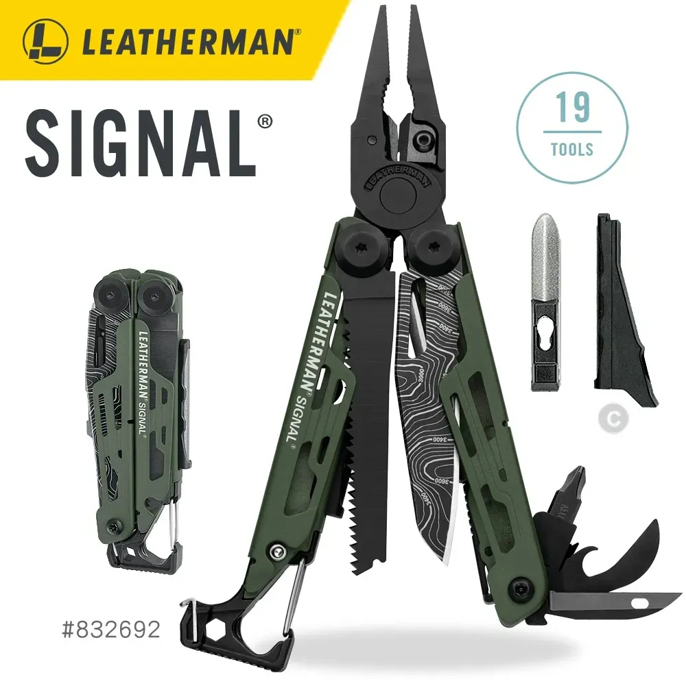 Leatherman SIGNAL 工具鉗-黑銀款 #832625(黑尼龍套) 歷史價格詳細信息