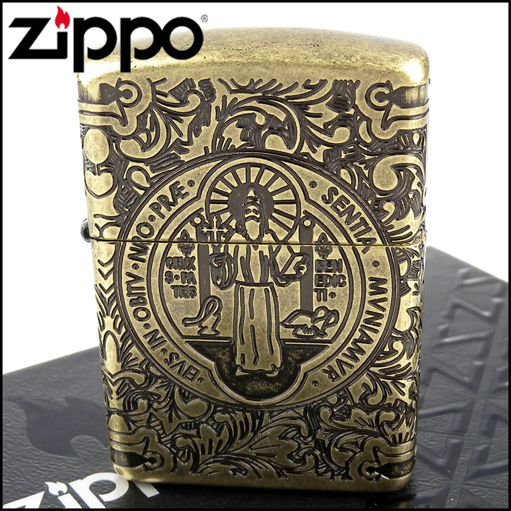 ZIPPO St. Benedict Design 聖本-康斯坦丁(加厚版)防風打火機 歷史價格詳細信息