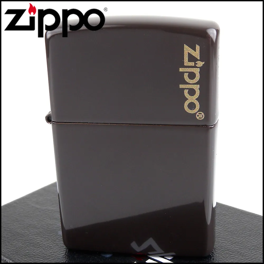 ZIPPO 棕色莫勒皮套+236黑裂漆(素面)防風打火機套裝組 禮盒 49401 歷史價格詳細信息