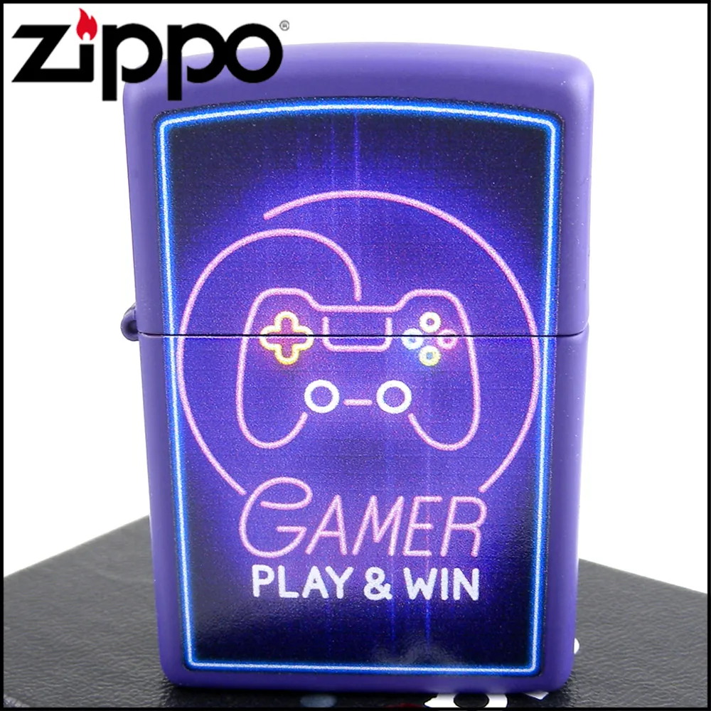 【Zippo】美系~Gamer-霓虹燈搖桿圖案設計打火機 歷史價格詳細信息