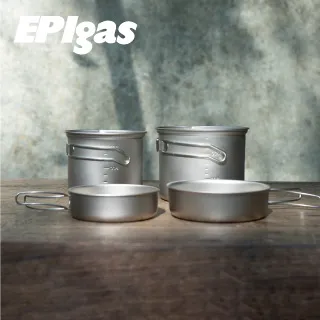 【EPIgas】ATS 鈦炊具組 TS-203(鍋子.炊具.戶外登山露營用品、鈦金屬) 歷史價格詳細信息