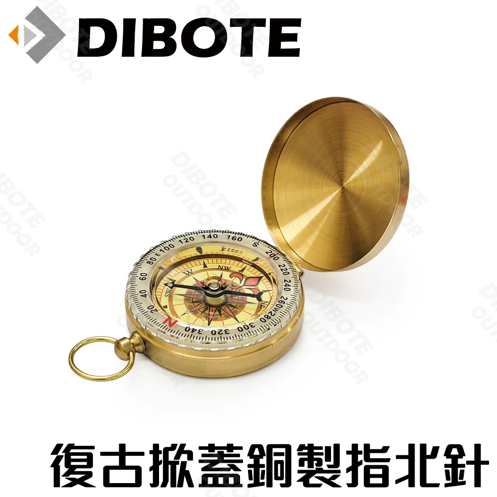 【DIBOTE迪伯特】指北針/溫度計 鋅合金兩用扣環 歷史價格詳細信息
