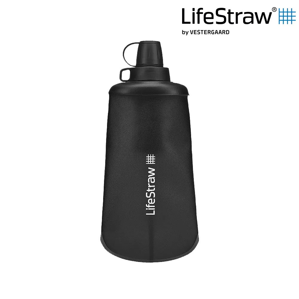 LifeStraw Peak 頂峰軟式水瓶 650ml｜深灰 (過濾水瓶 可折疊擠壓 越野跑 登山健行 野外求生) 歷史價格詳細信息