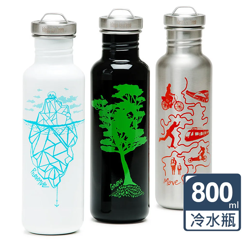 美國Klean Kanteen彩繪版不鏽鋼冷水瓶800ml 歷史價格詳細信息