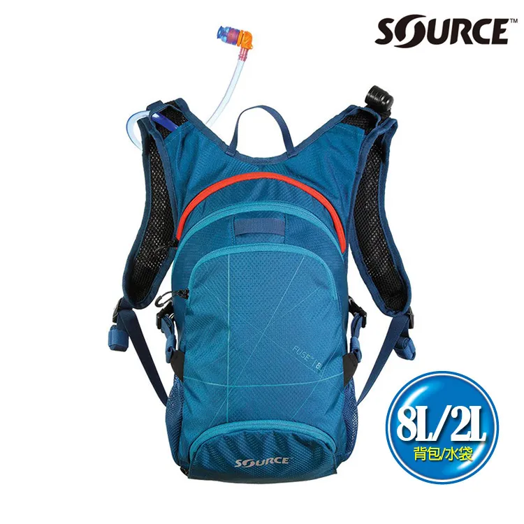 SOURCE 戶外健行水袋背包 Air Fuse 12L 2054292012｜深藍色｜登山 單車 自行車 補水 抗菌 歷史價格詳細信息
