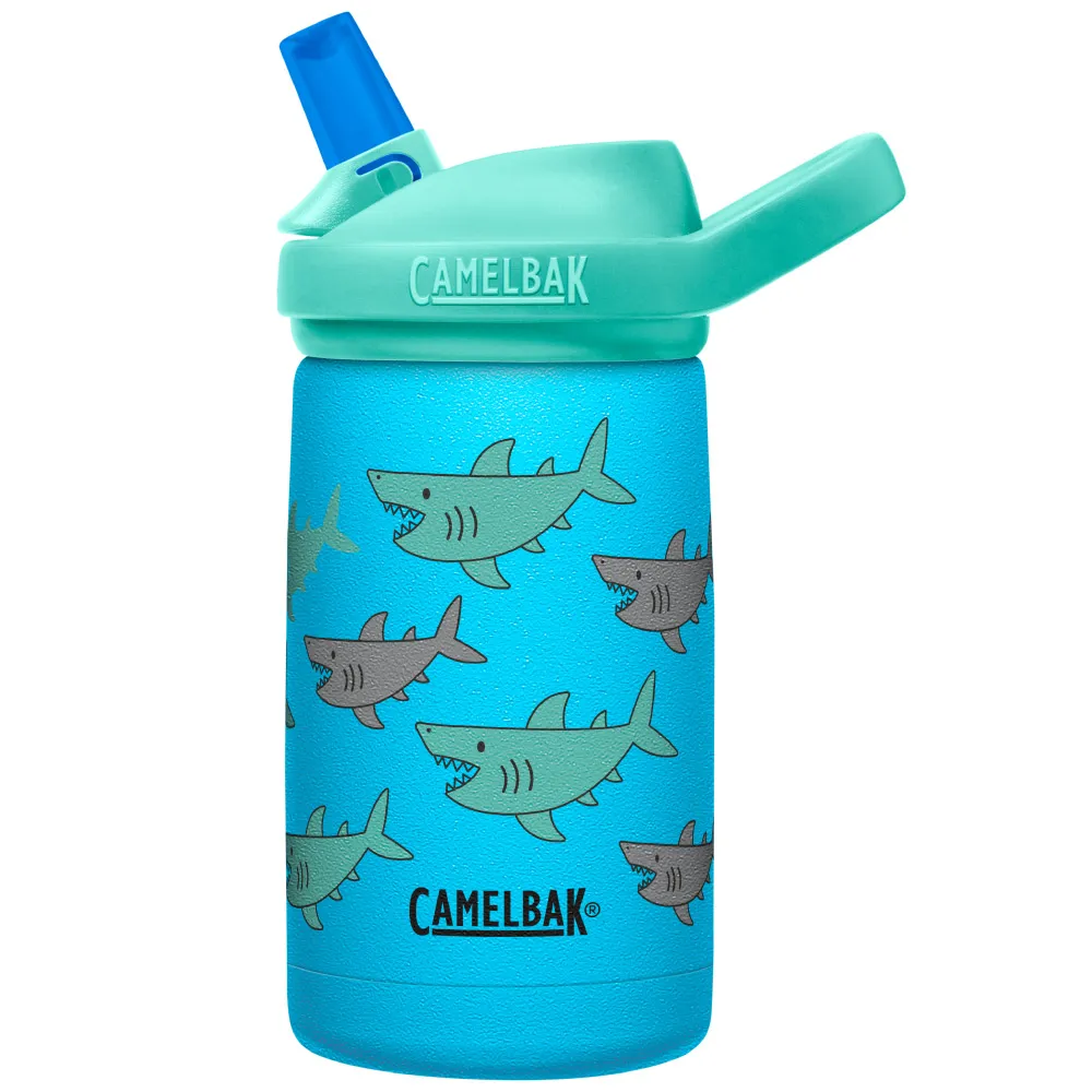 【美國CamelBak】350ml eddy+ kids兒童吸管不鏽鋼保溫瓶(保冰)-鯊魚學校 歷史價格詳細信息