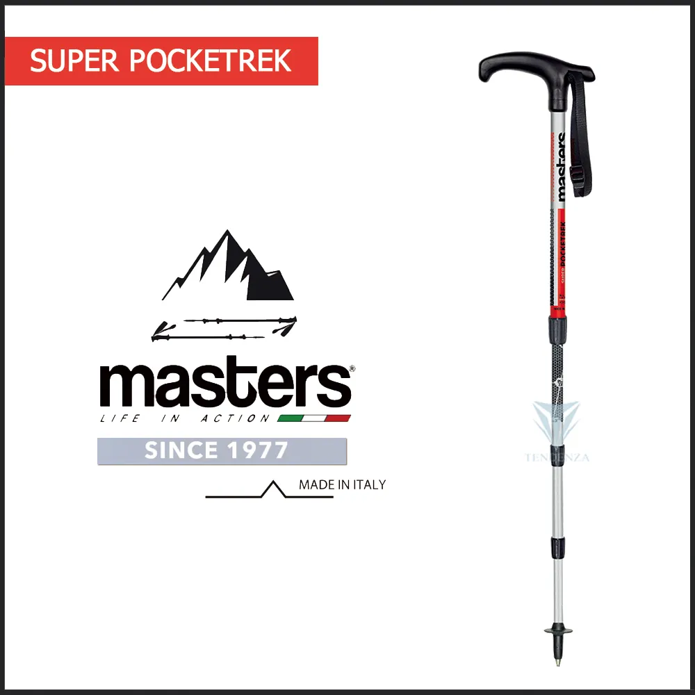 【義大利 masters】Pocketrek PRO 寶特快拆 登山杖 - 銀/紅 歷史價格詳細信息
