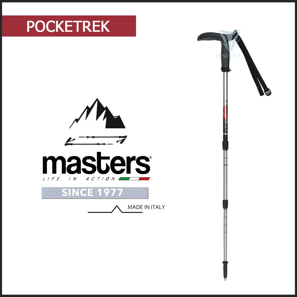 【義大利 masters】Pocketrek PRO 寶特快拆 登山杖 - 銀/紅 歷史價格詳細信息