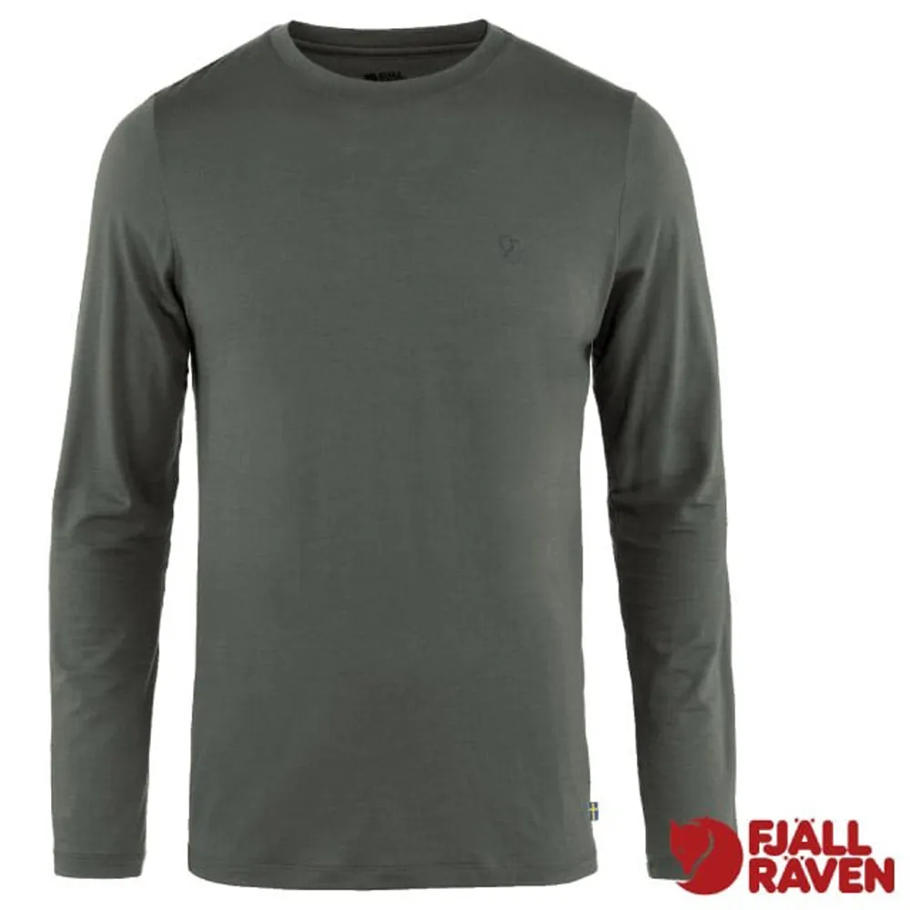 【瑞典 Fjallraven】小狐狸 男 Abisko Wool 長袖羊毛排汗衣.圓領長袖T恤/87194-555 暗深藍 歷史價格詳細信息