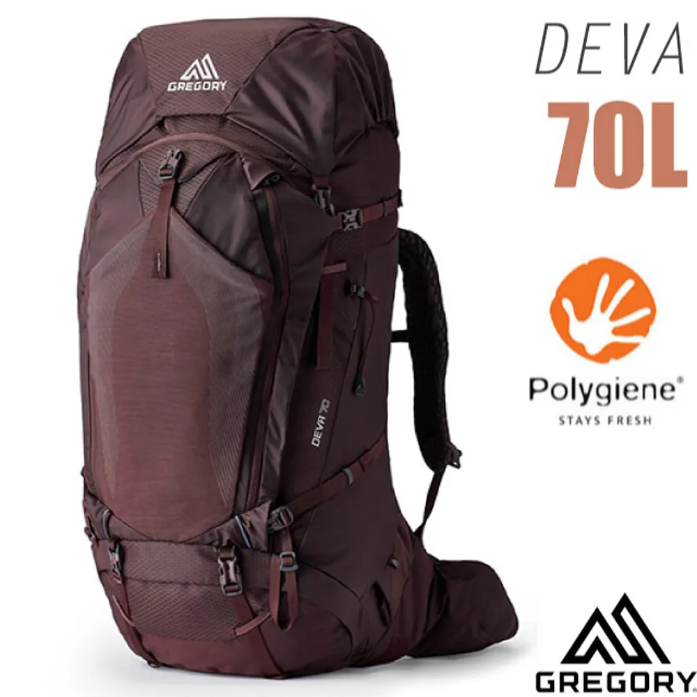 GREGORY DEVA登山背包 女款 70L (茄色) 戶外/休閒/登山/旅遊/露營 73GR142449 歷史價格詳細信息