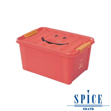 【SPICE】KIDS 馬卡龍色彩 附蓋 微笑整理箱 收納箱 - 白色 M 歷史價格詳細信息