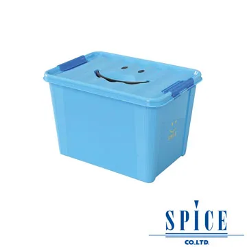 【SPICE】KIDS 馬卡龍色彩 附蓋 微笑整理箱 收納箱 - 白色 M 歷史價格詳細信息