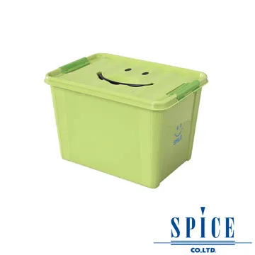 【SPICE】KIDS 馬卡龍色彩 附蓋 微笑整理箱 收納箱 - 白色 M 歷史價格詳細信息
