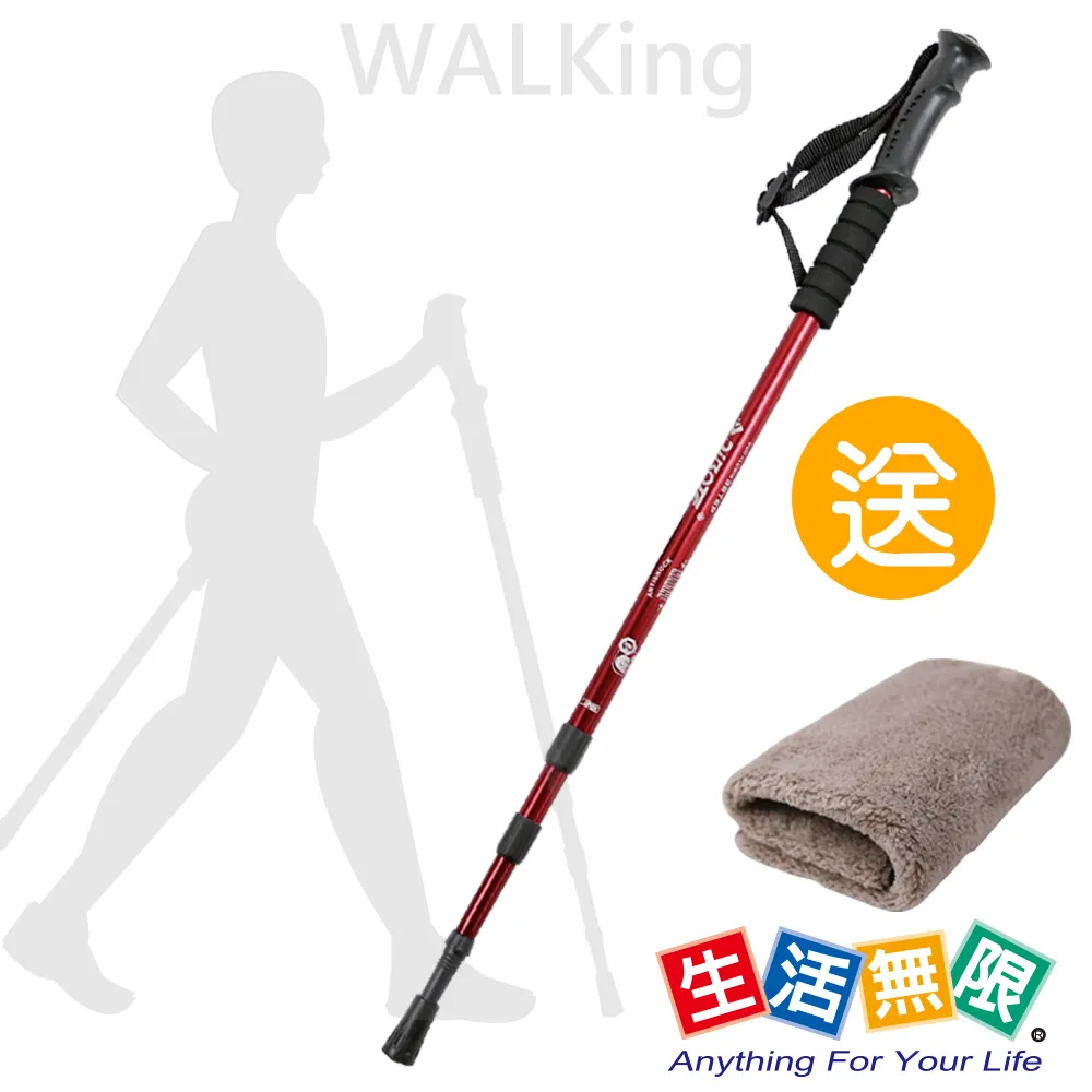 【生活無限】行走杖/經典款三節 6061鋁合金/直柄 (四色可選) N02-108 歷史價格詳細信息