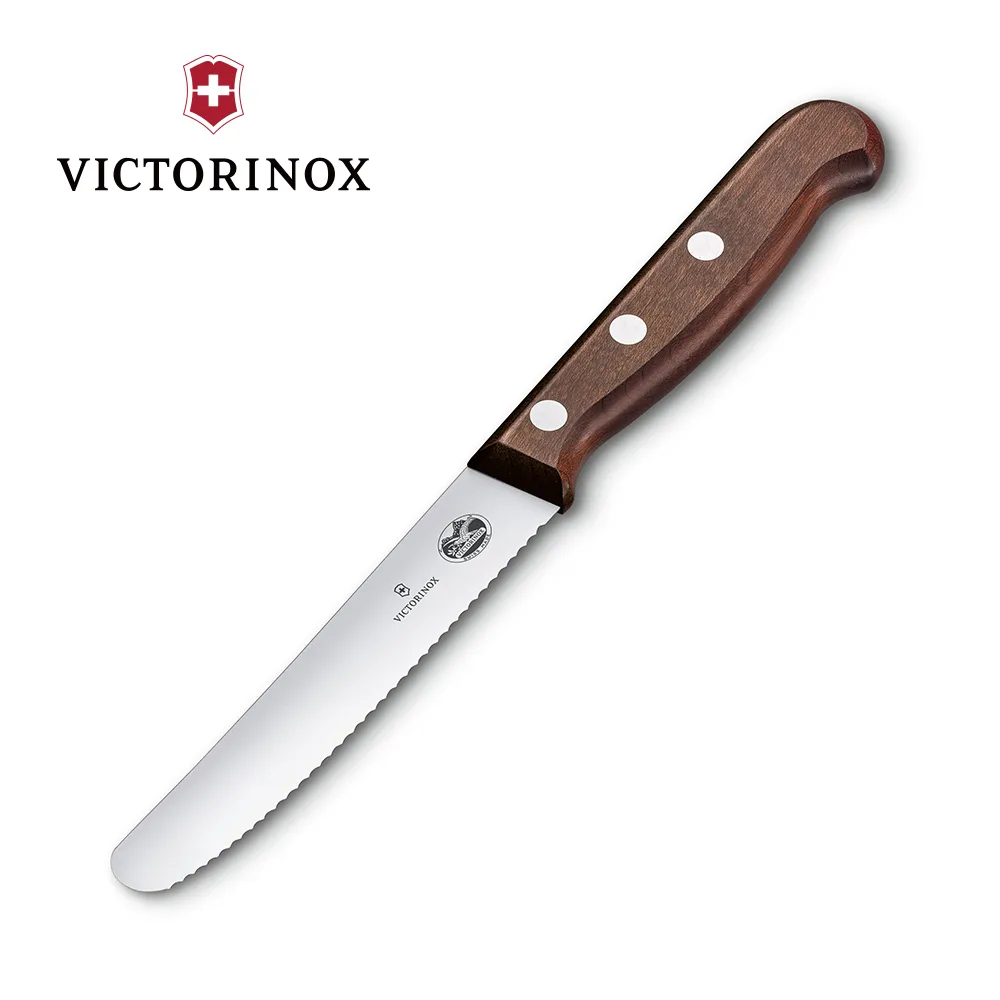 VICTORINOX 瑞士維氏 木製牛排刀(鋸齒)-胡桃木柄2入組 歷史價格詳細信息
