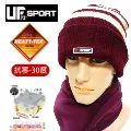 [UF72+]進口HEAT1-TEX發熱調溫內長毛反摺雙層 雪帽 UF7206 藍 滑雪 海釣 野戰 騎車 冬季 戶外 歷史價格詳細信息