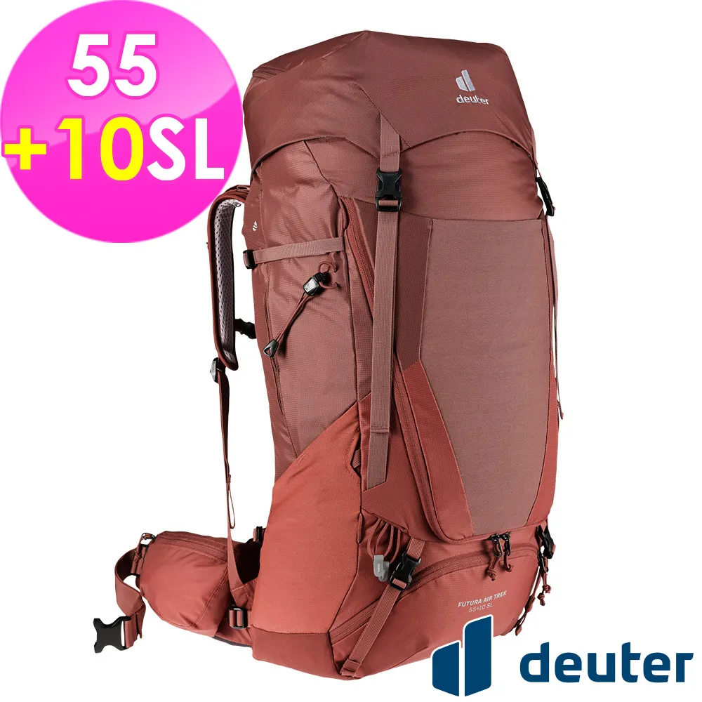 【德國deuter】FUTURA AIR TREK網架直立式透氣背包55+10SL (3402221 岩漿紅/登山/健行/女性窄肩款) 歷史價格詳細信息