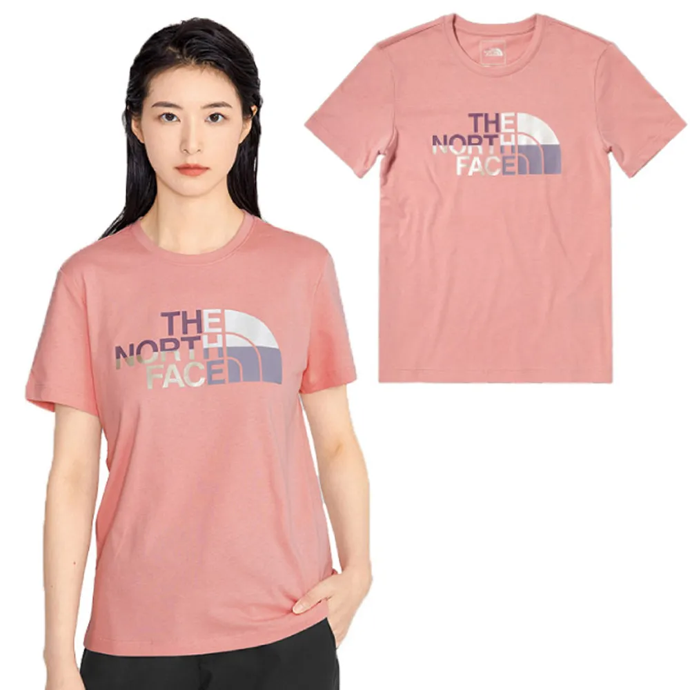 【美國 The North Face】女 圓頂帳蓬_柔軟透氣仿棉短袖圓領T恤.健行旅遊休閒衫/4UBM-JK3 黑 歷史價格詳細信息