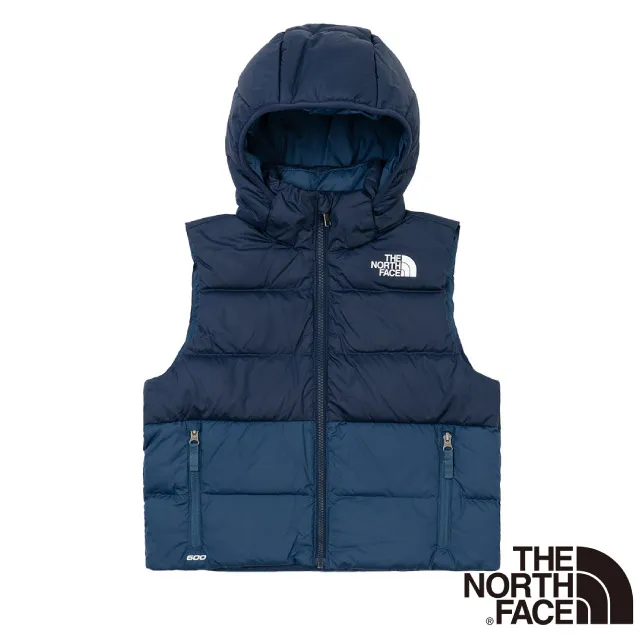 【The North Face】童 雙面穿連帽保暖鵝絨背心/89XR-ROU 沙丘白 歷史價格詳細信息