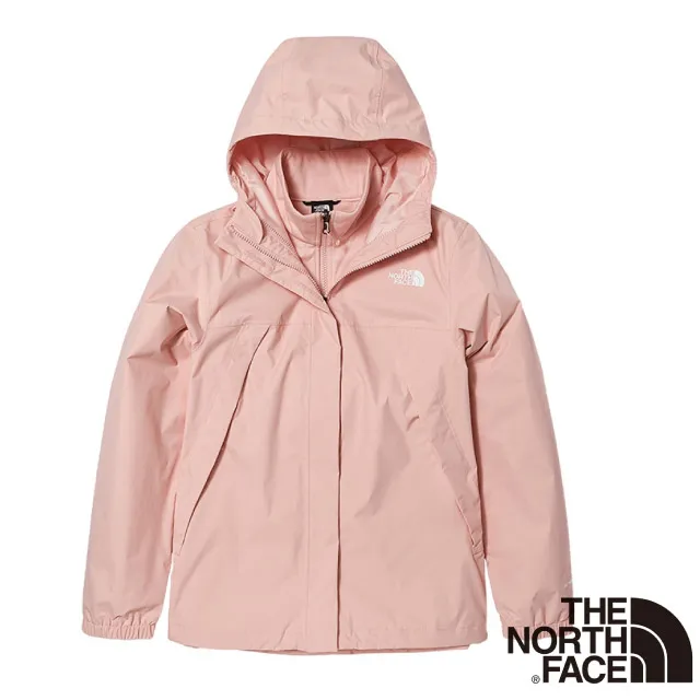 【美國 The North Face】女 防水防風耐磨連帽外套(亞洲版型)/夾克.風雨衣/4U9W-V38 綠色 V 歷史價格詳細信息