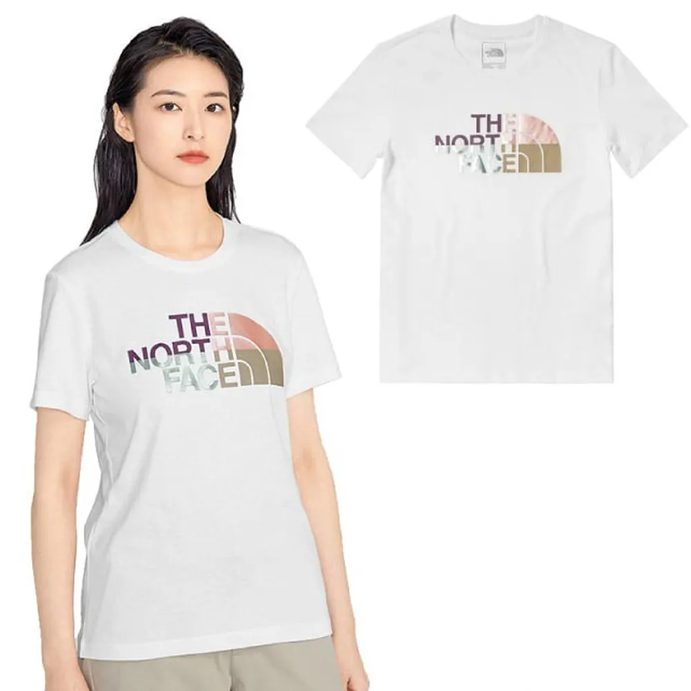 【美國 The North Face】女 圓頂帳蓬_柔軟透氣仿棉短袖圓領T恤.健行旅遊休閒衫/4UBM-JK3 黑 歷史價格詳細信息