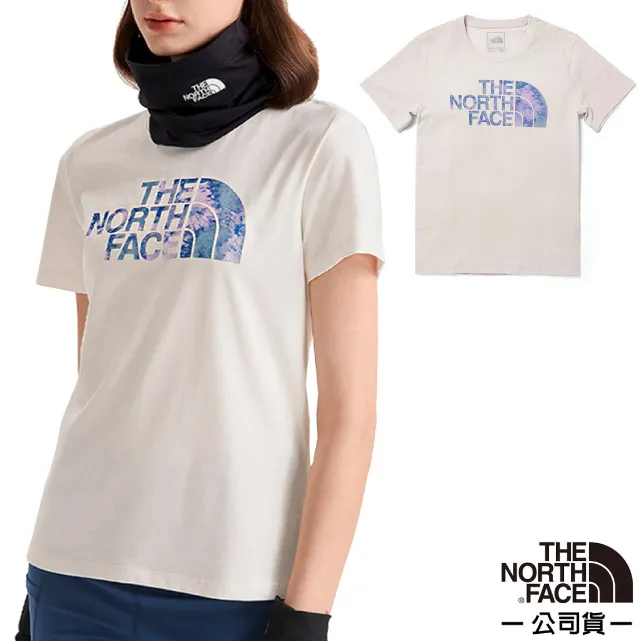 【The North Face】女 FLASHDRY 吸濕透氣排汗短袖圓領T恤.概念性印花圖案/88GZ-JK3 宇宙黑 歷史價格詳細信息