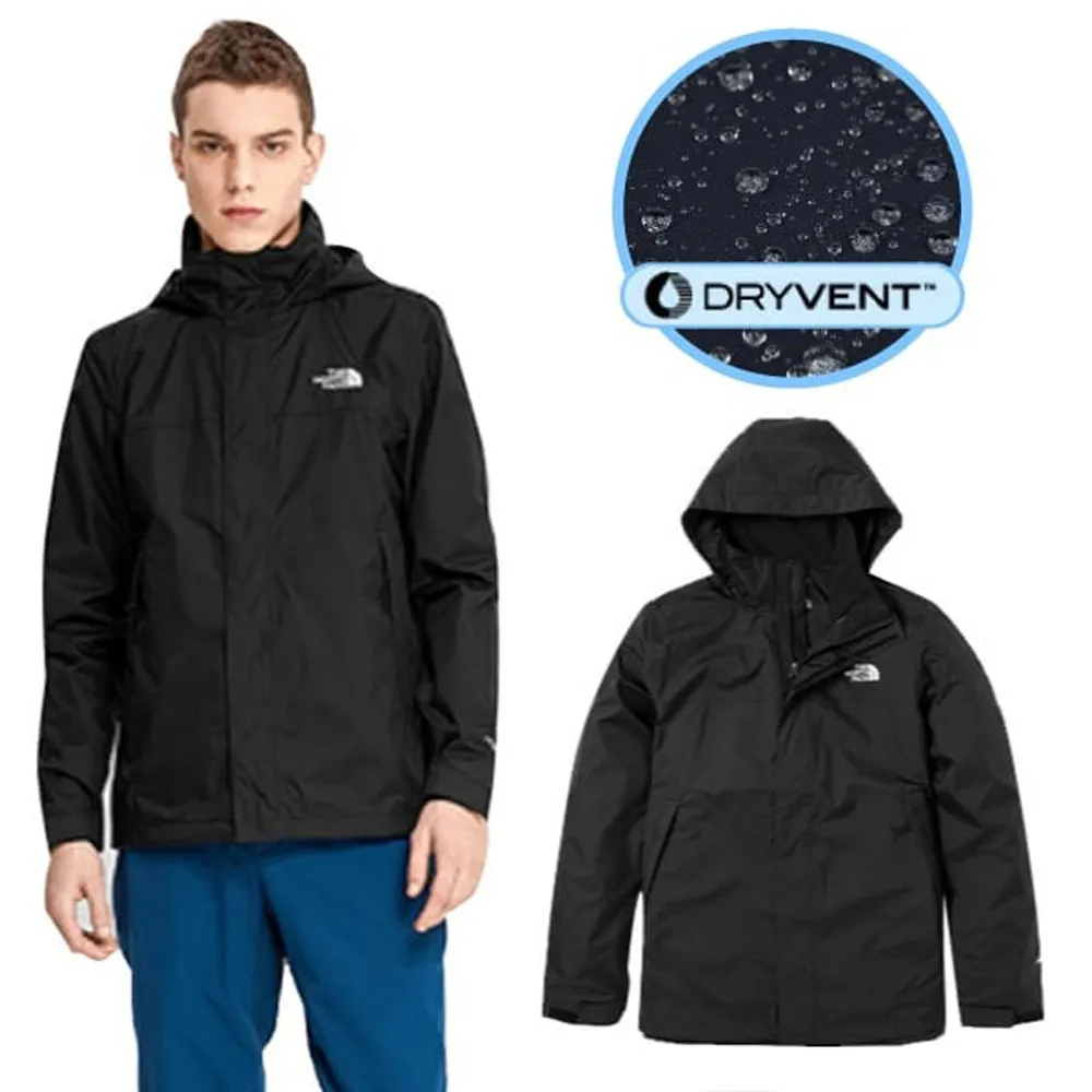 【美國 The North Face】男 3效能_防水透氣防風耐磨連帽外套(可套接)/4UAU-ZSF 卡其 N 歷史價格詳細信息