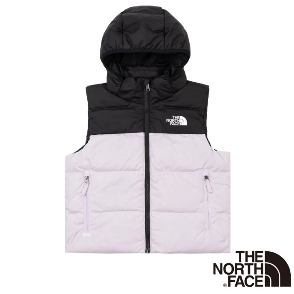 【The North Face】童 雙面穿連帽保暖鵝絨背心/89XR-ROU 沙丘白 歷史價格詳細信息