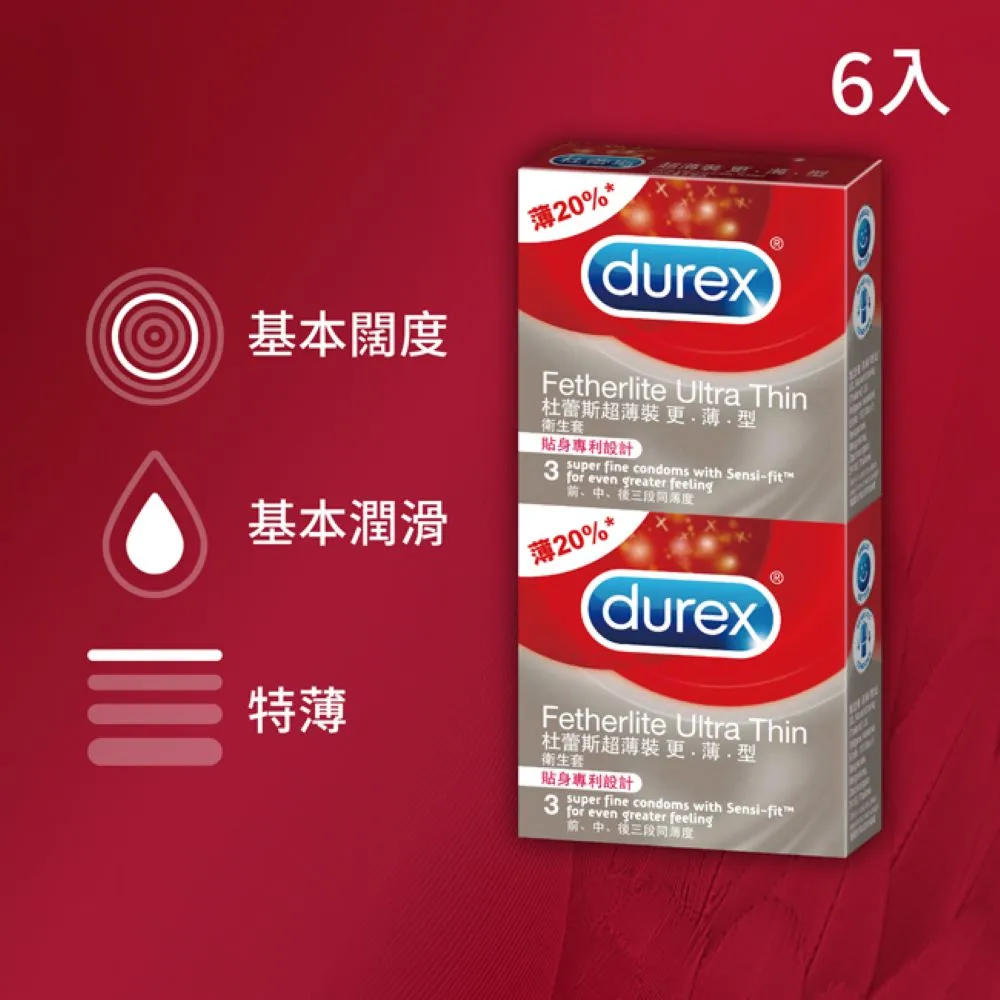 【杜蕾斯】超薄裝更薄型衛生套3入X8盒｜保險套｜Durex｜官方旗艦店 歷史價格詳細信息