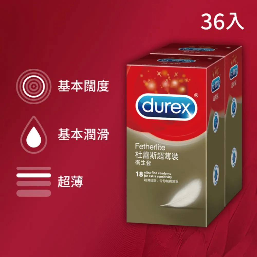 【杜蕾斯】超薄裝衛生套12入x2盒+超薄勁潤裝5入｜保險套｜Durex｜官方旗艦店 歷史價格詳細信息