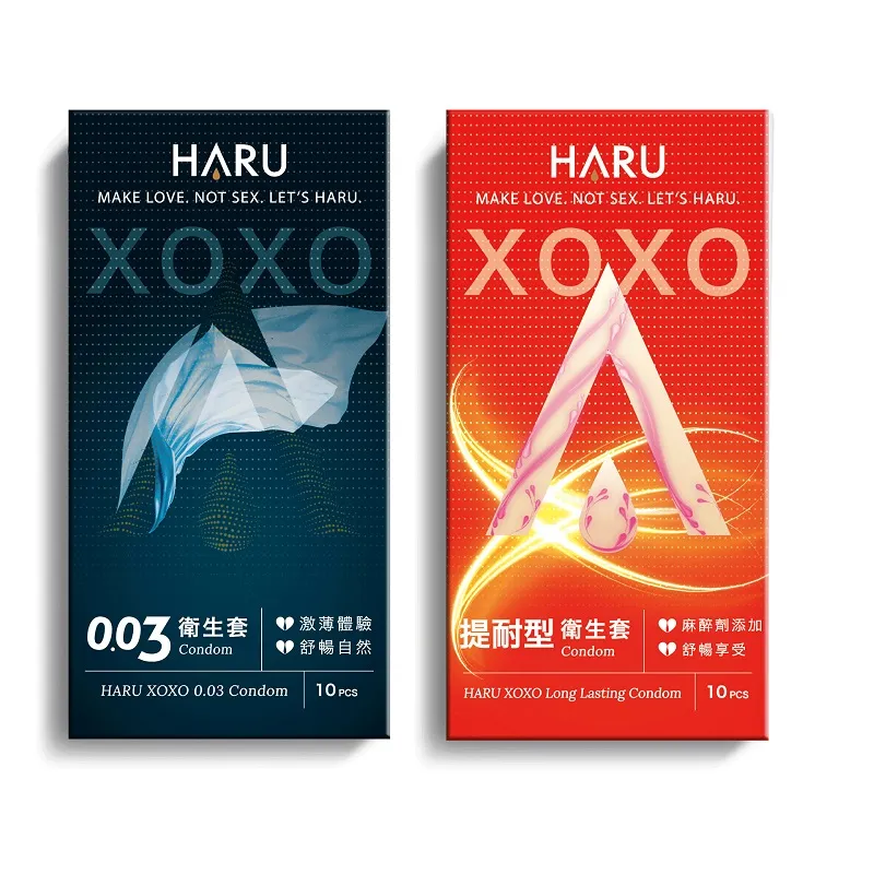 HARU XOXO 提耐型 Long Lasting 保險套(衛福部核准麻醉劑添加) 20入 歷史價格詳細信息