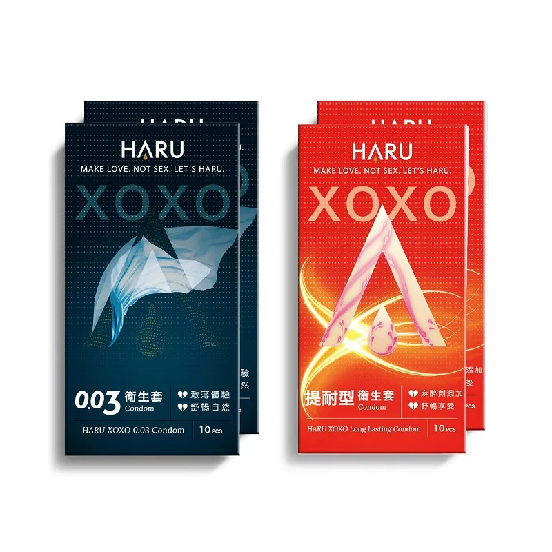 HARU XOXO 提耐型 Long Lasting 保險套(衛福部核准麻醉劑添加) 20入 歷史價格詳細信息
