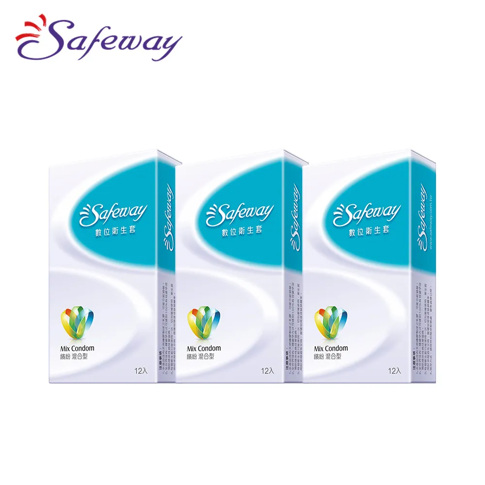 SAFEWAY數位繽紛混合型衛生套12入【愛買】 歷史價格詳細信息