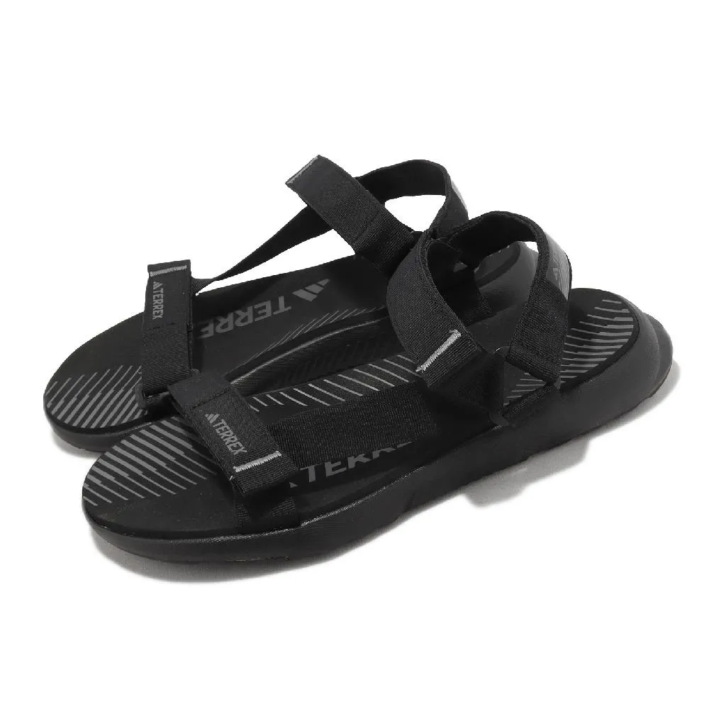 adidas 愛迪達 戶外涼鞋 Terrex Hydroterra 男鞋 綠 卡其 越野 魔鬼氈 郊山 ID4270 歷史價格詳細信息