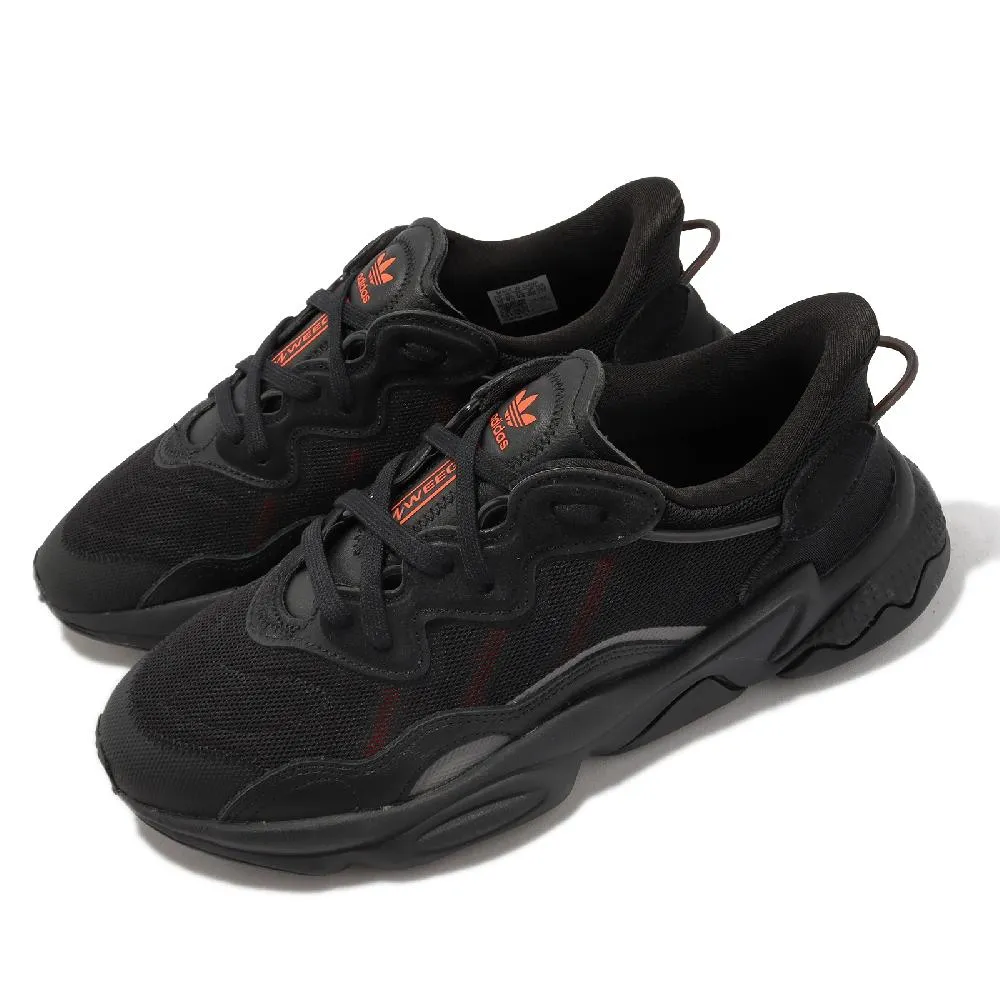 adidas 休閒鞋 OZWEEGO 黑 橘 愛迪達 三葉草 男鞋 復古 運動鞋 【ACS】 GW9447 歷史價格詳細信息