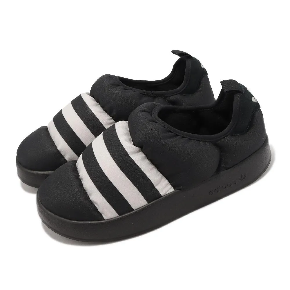 adidas 愛迪達 麵包鞋 Puffylette 男鞋 女鞋 米白 黑 涼拖鞋 經典 休閒鞋 GY1593 歷史價格詳細信息