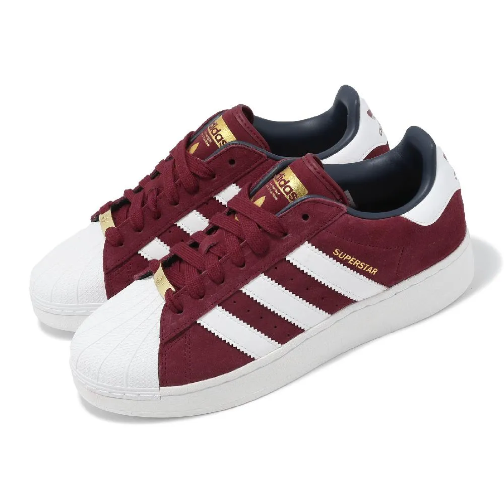 【adidas 愛迪達】Superstar XLG 男女 休閒鞋 經典 復古 三葉草 貝殼頭 金標 穿搭 黑白(IG9777) 歷史價格詳細信息