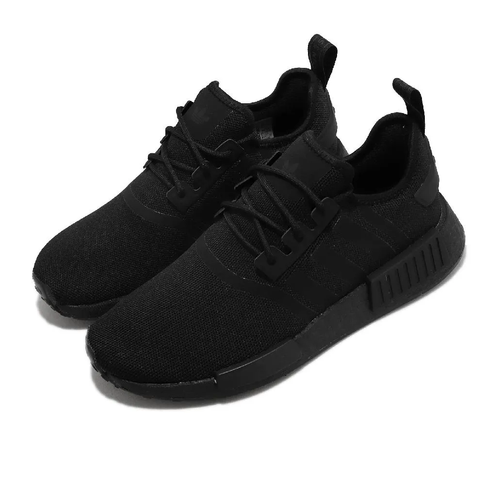 adidas 休閒鞋 NMD_R1 全黑 BOOST 三葉草 愛迪達 男鞋 黑魂 【ACS】 FV9015 歷史價格詳細信息