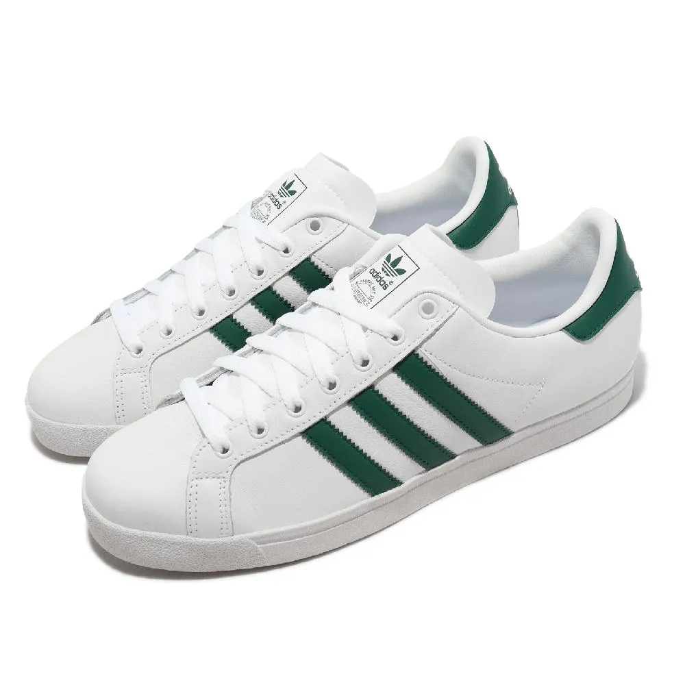 adidas 休閒鞋 Coast Star 白 綠 小白鞋 三葉草 男鞋 女鞋 情侶鞋 運動鞋 【ACS】 EE9949 歷史價格詳細信息