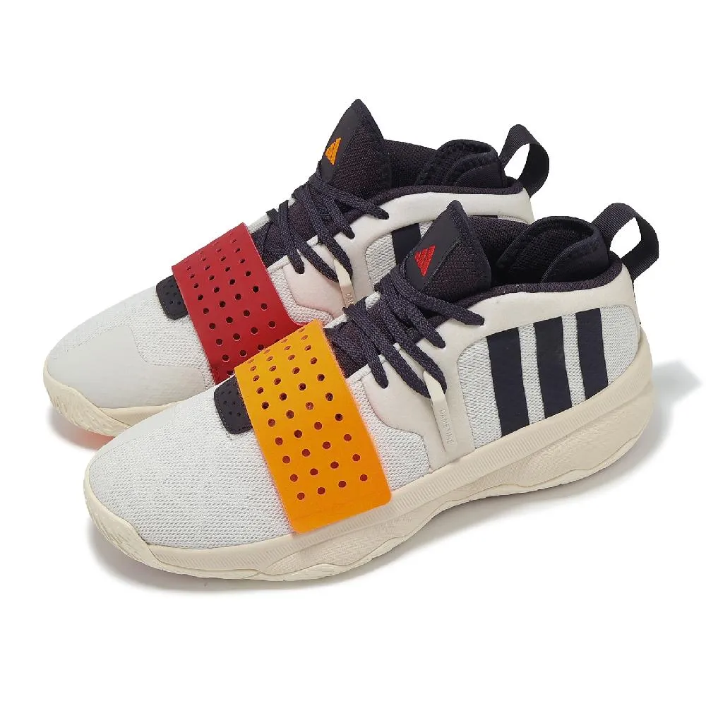 adidas Dame 8 白 黑 男鞋 Lillard 里拉得 ADMIT ONE 籃球鞋 零碼福利品 【ACS】 歷史價格詳細信息