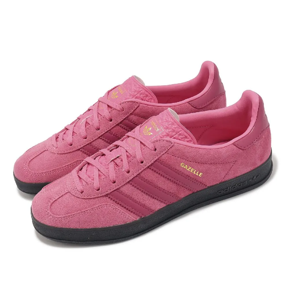 adidas 愛迪達 休閒鞋 Gazelle Indoor 黑 鵝黃 男鞋 復古 膠底 麂皮 IG4999 歷史價格詳細信息