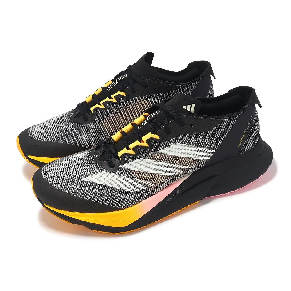 【adidas 愛迪達】Adizero Boston 12 男女 慢跑鞋 台北馬拉松 限定款 緩震 白紅藍(JH9651) 歷史價格詳細信息