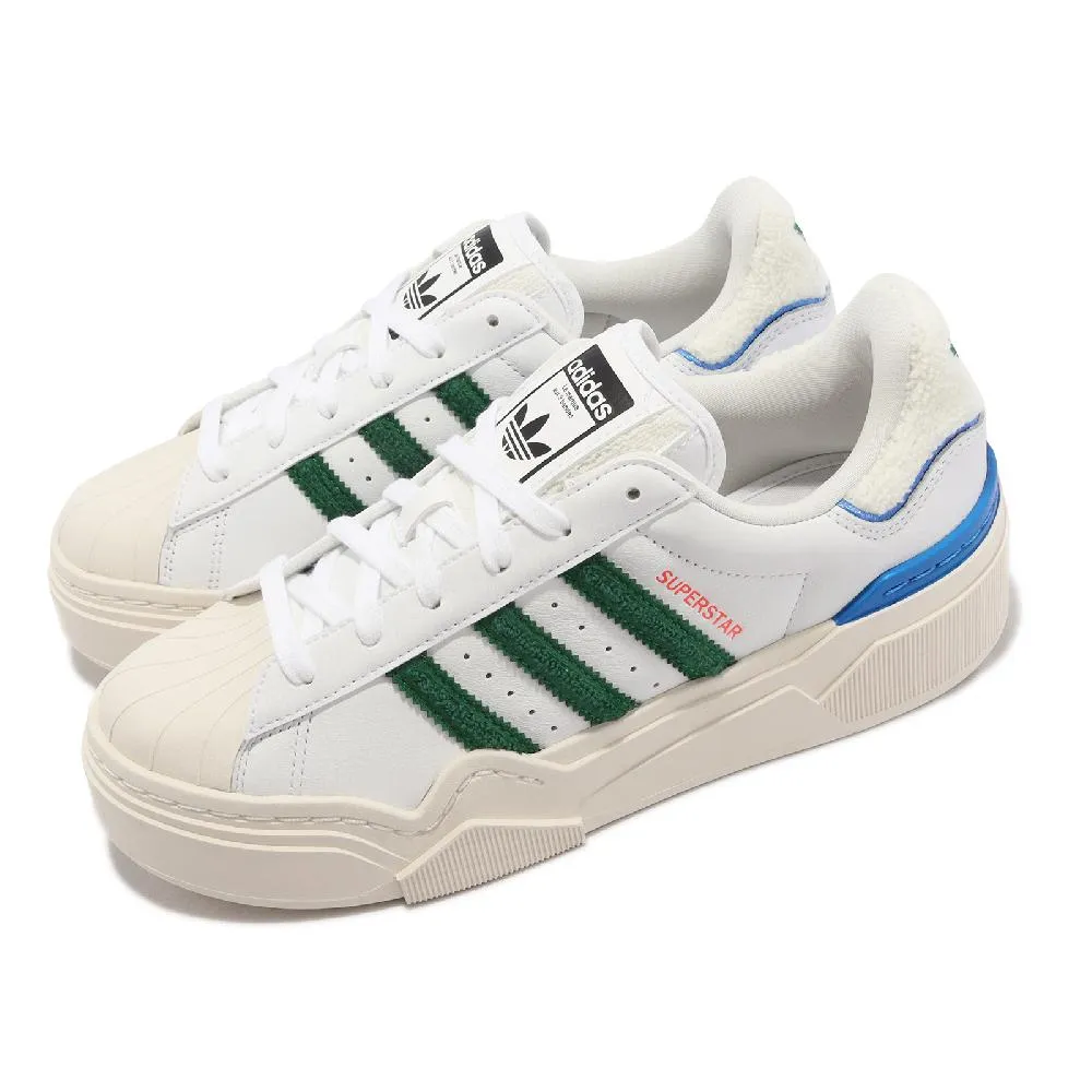 adidas 休閒鞋 Superstar 白 綠 彩色 三條線 聯名款 貝殼頭 小白鞋 男女鞋【ACS】 GX7991 歷史價格詳細信息