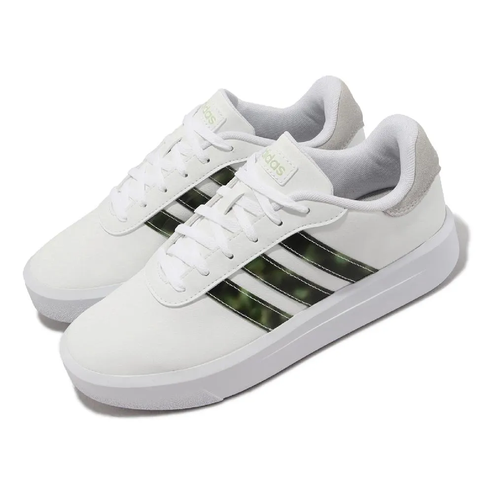 adidas 愛迪達 休閒鞋 Court Tourino J 大童 女鞋 白 粉紅 皮革 小白鞋 三葉草 H00765 歷史價格詳細信息